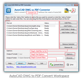  AutoCAD DWG to PDF Converter 2009