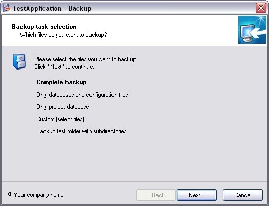 BackupBuilder