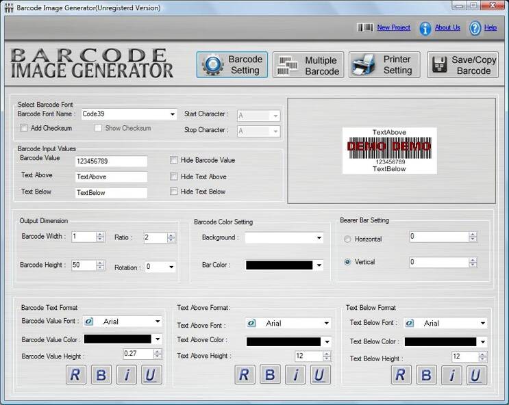  Barcode Image Generator