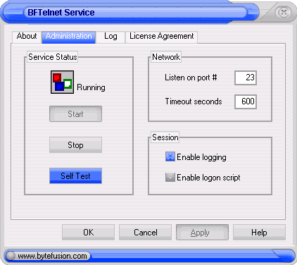 telnet server application telnet server application