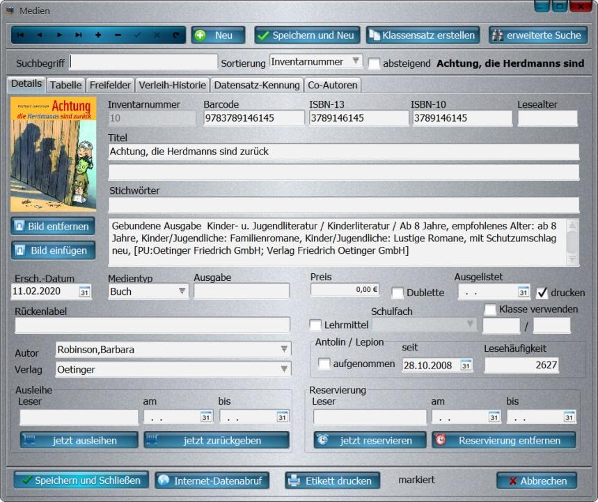  BISaM - Buch Informations-System am Monitor