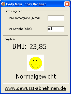 BMI Rechner