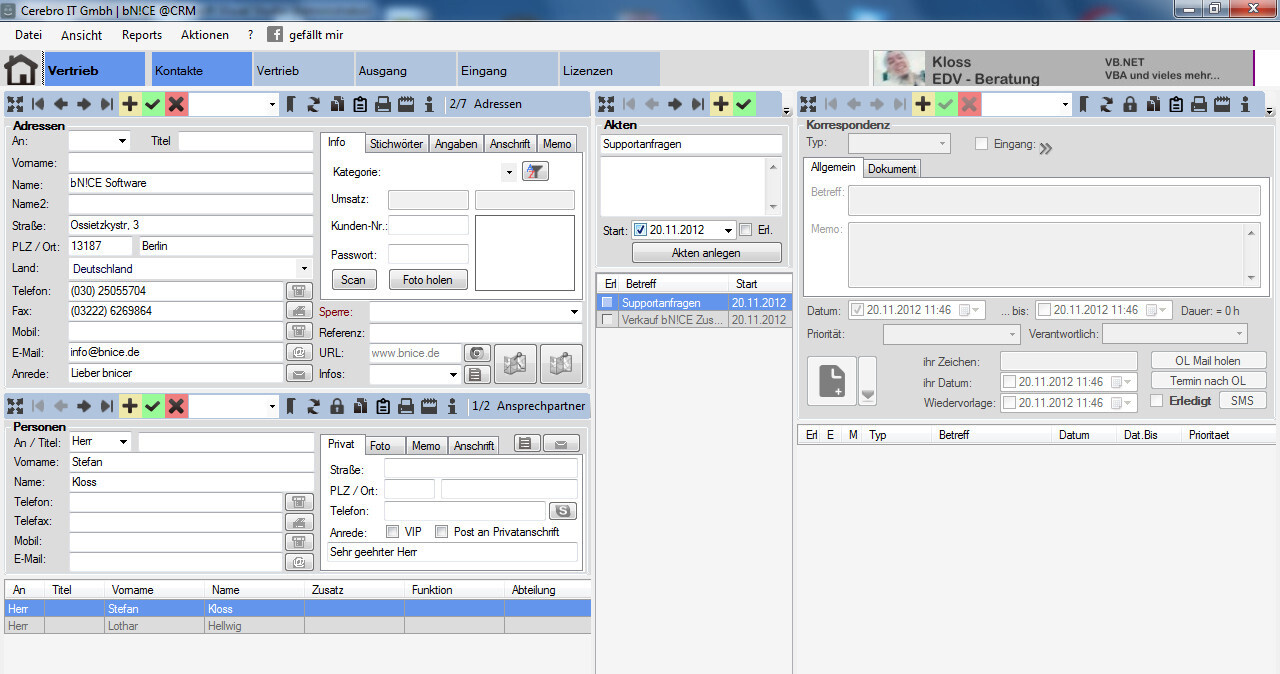bNICE CRM
