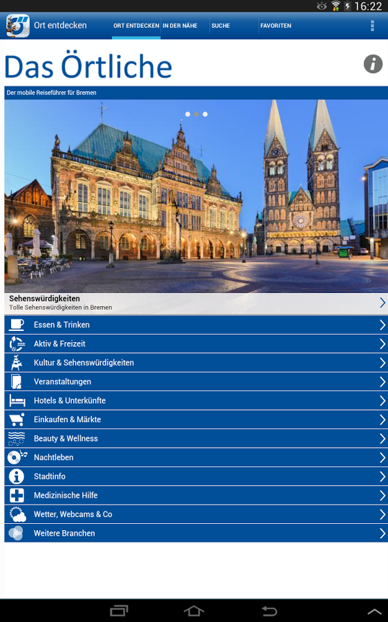 Bremen-App von Das Örtliche