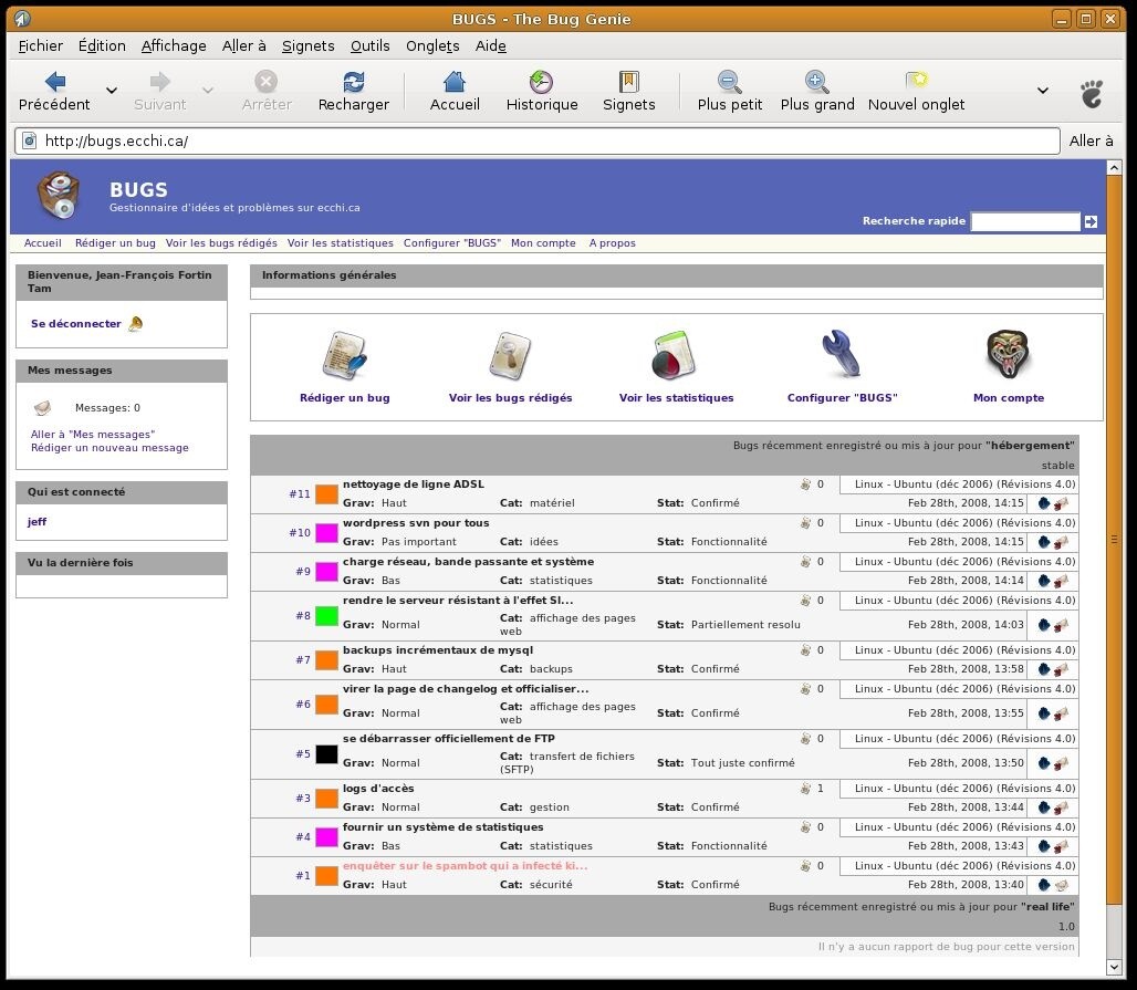  BUGS - the Bug Genie