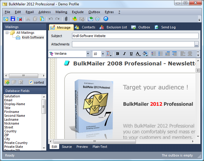  BulkMailer Professional