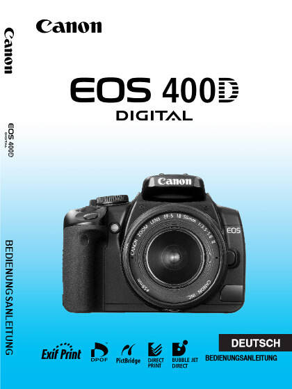  Canon EOS 400D Handbuch
