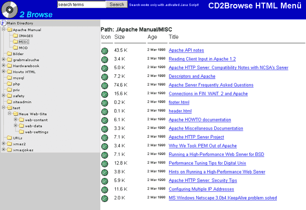  CD2Browse
