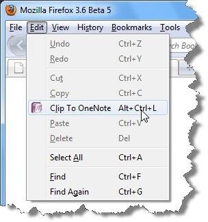 Clip to OneNote
