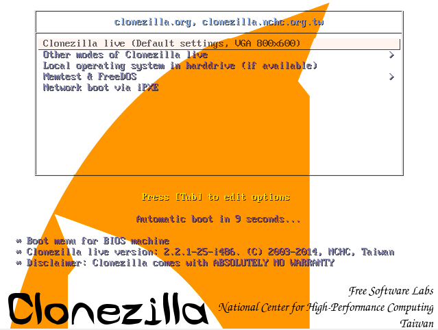 Clonezilla Live 3.1.1-27 download the new for mac