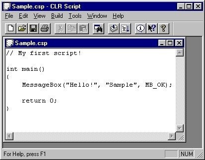  CLR Script