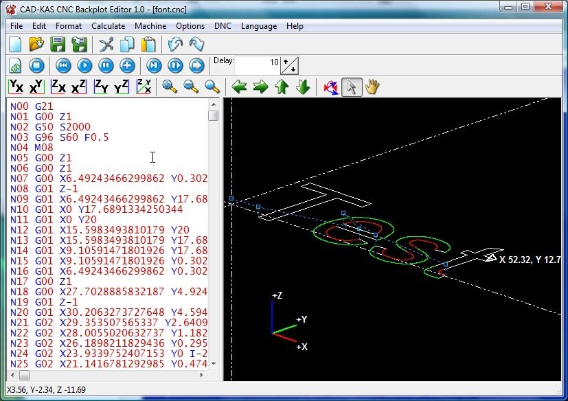  CNC Backplot Editor