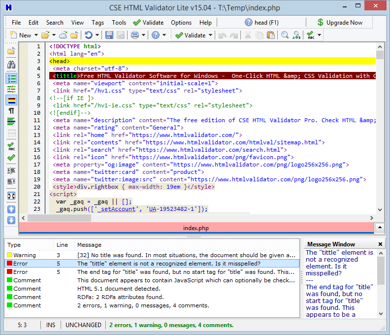 CSE HTML Validator Professional