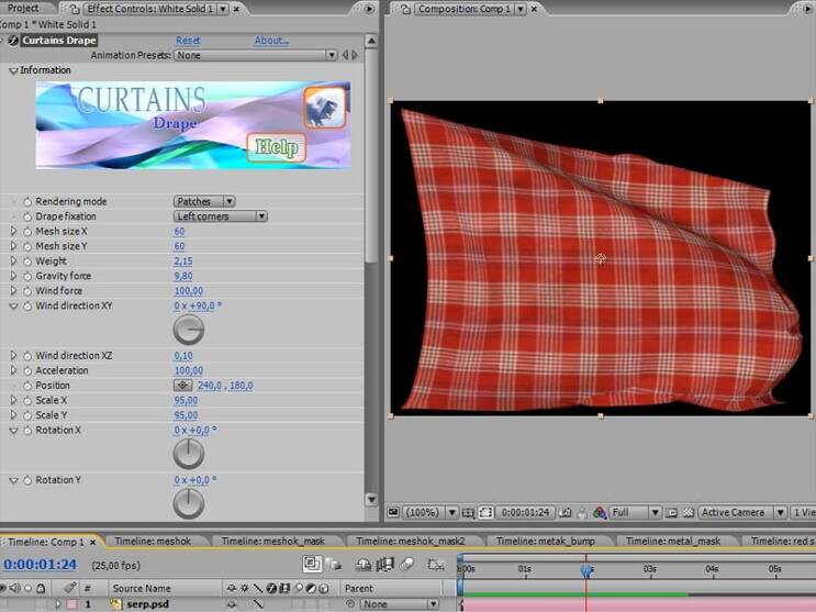  Curtains for After Effects