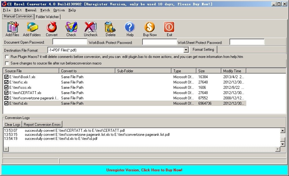  CZ Excel Converter