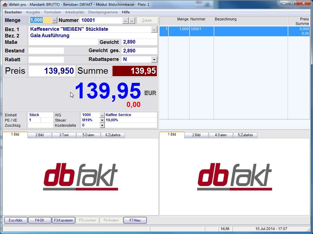  dbFakt Warenwirtschaft