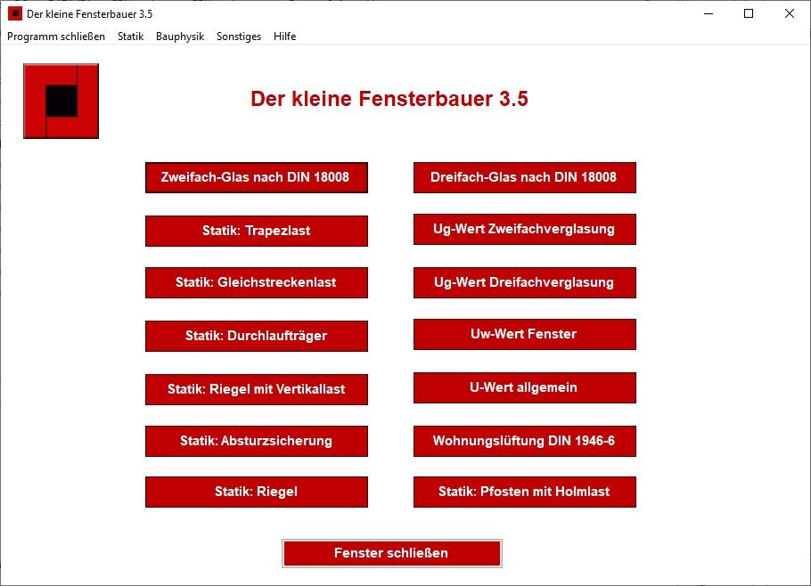 Der kleine Fensterbauer