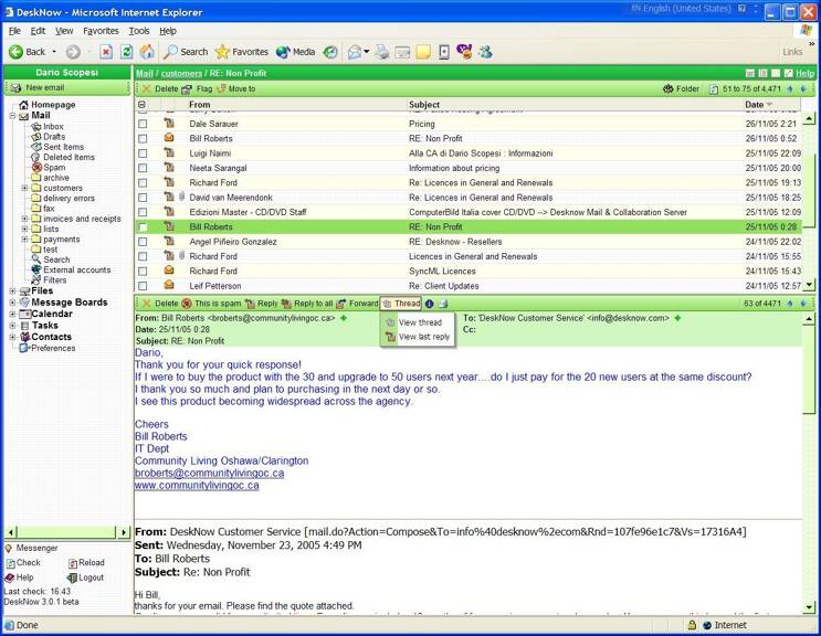 DeskNow Mail and Collaboration Server Lite