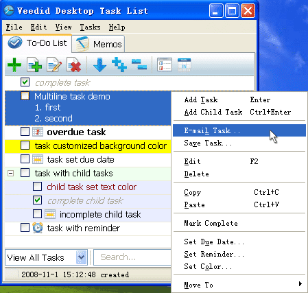  Desktop Task List