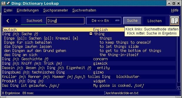  ding - DIctionary Nice Grep