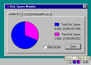  Disk Space Monitor