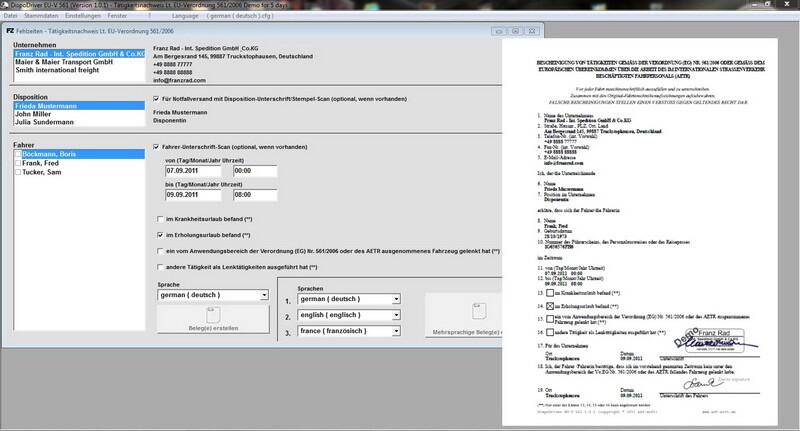  DispoDriver EU-V 561