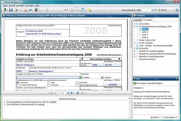 Dr. Tax Steuererklärung