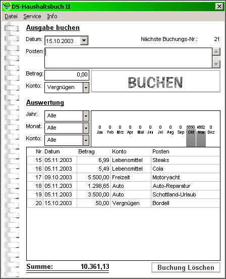 DS-Haushaltsbuch II