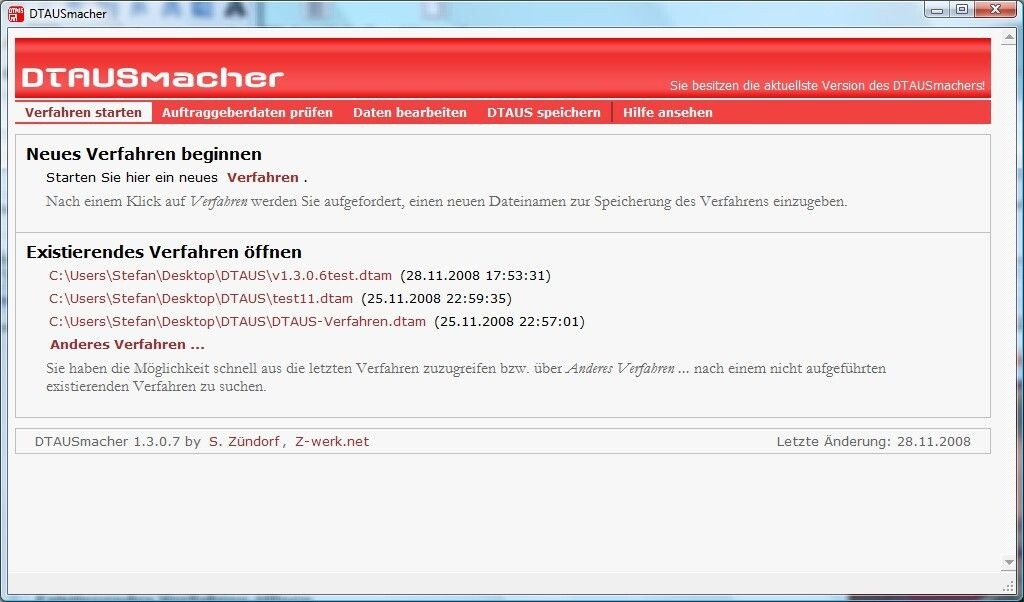  DTAUSmacher