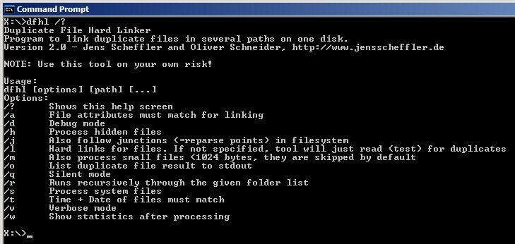 Duplicate File Hard Linker