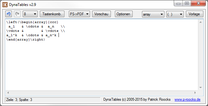  DynaTables