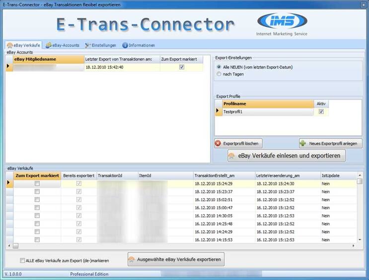  E-Trans-Connector Professional