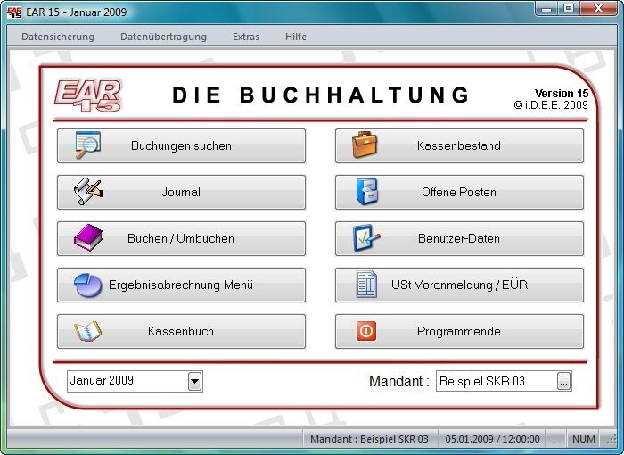 EAR - Die Buchhaltung