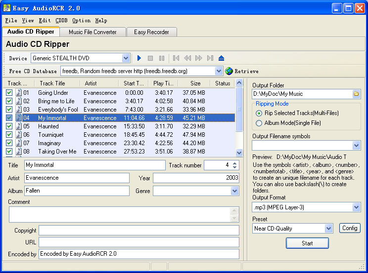  Easy Audio RCR