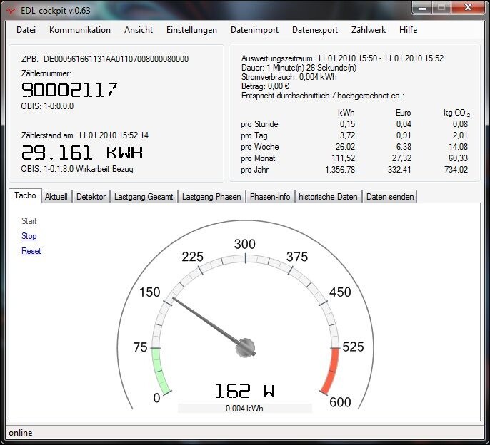 EDL-cockpit - die Energiesparsoftware