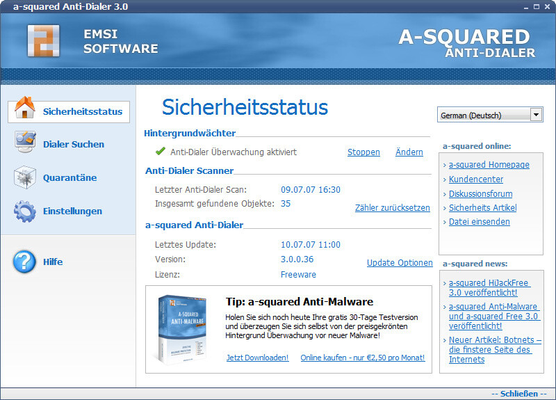 Emsisoft Anti-Dialer