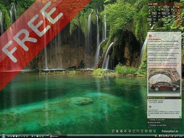 ePix wallpaper calendar