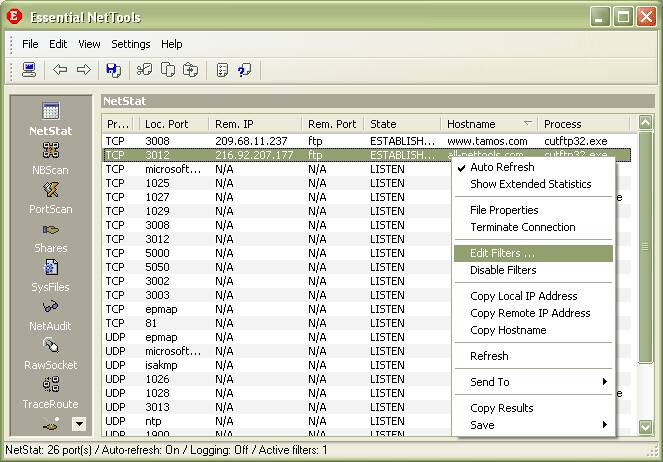 Essential NetTools - Download von heise.de