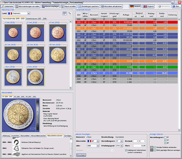  Euro Coin Assistant