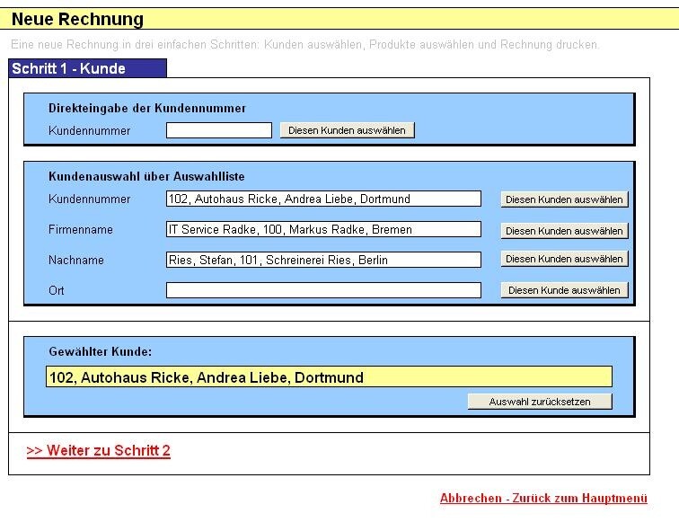 Excel Rechnungssoftware