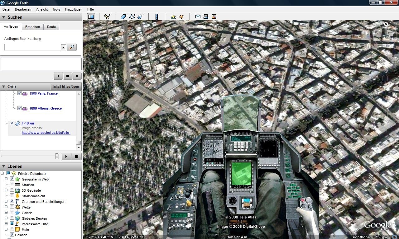  F-16 Cockpit for GE Flight Simulator