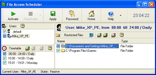  File Access Scheduler