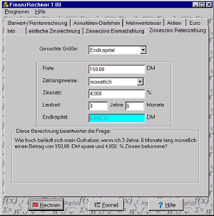  Finanzrechner
