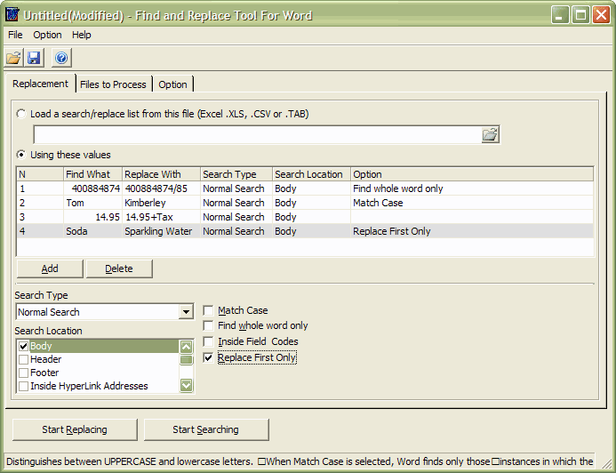  Find and Replace Tool for Word
