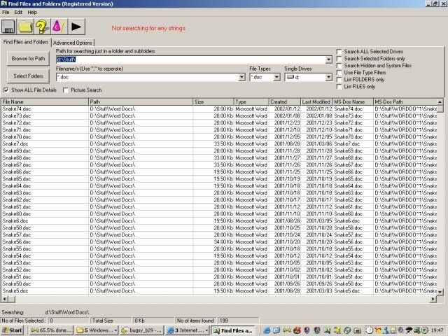 FindFiles
