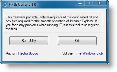  Fix IE Utility