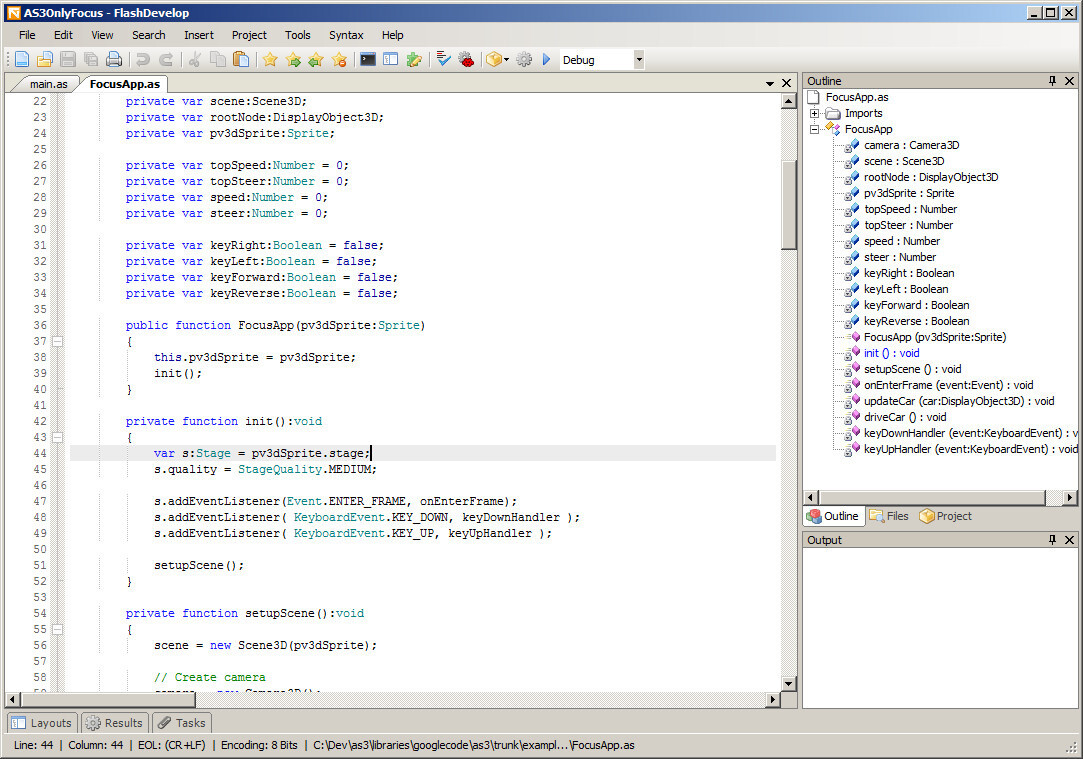  FlashDevelop