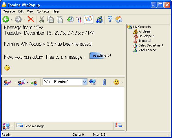  Fomine WinPopup