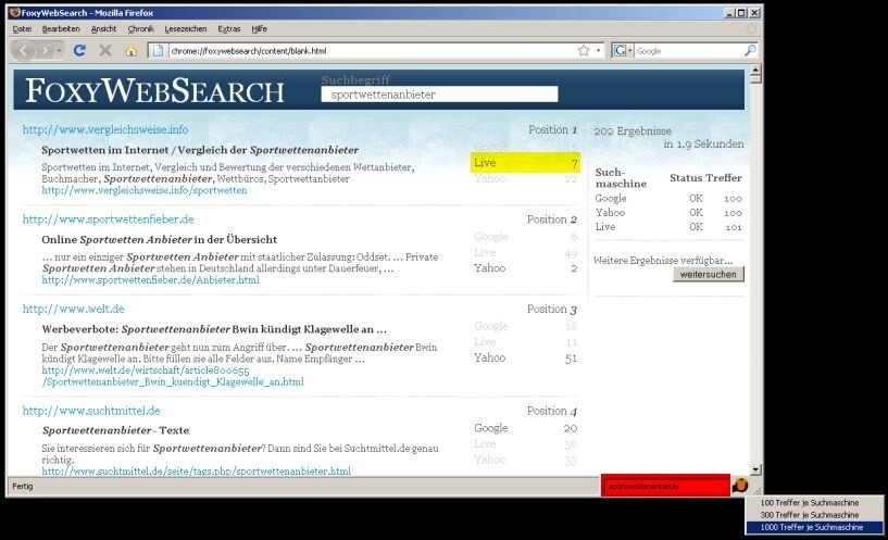  FoxyWebSearch