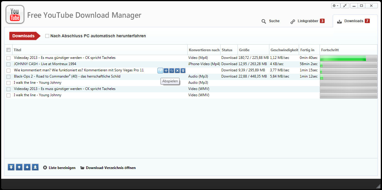 Free YouTube Download Manager